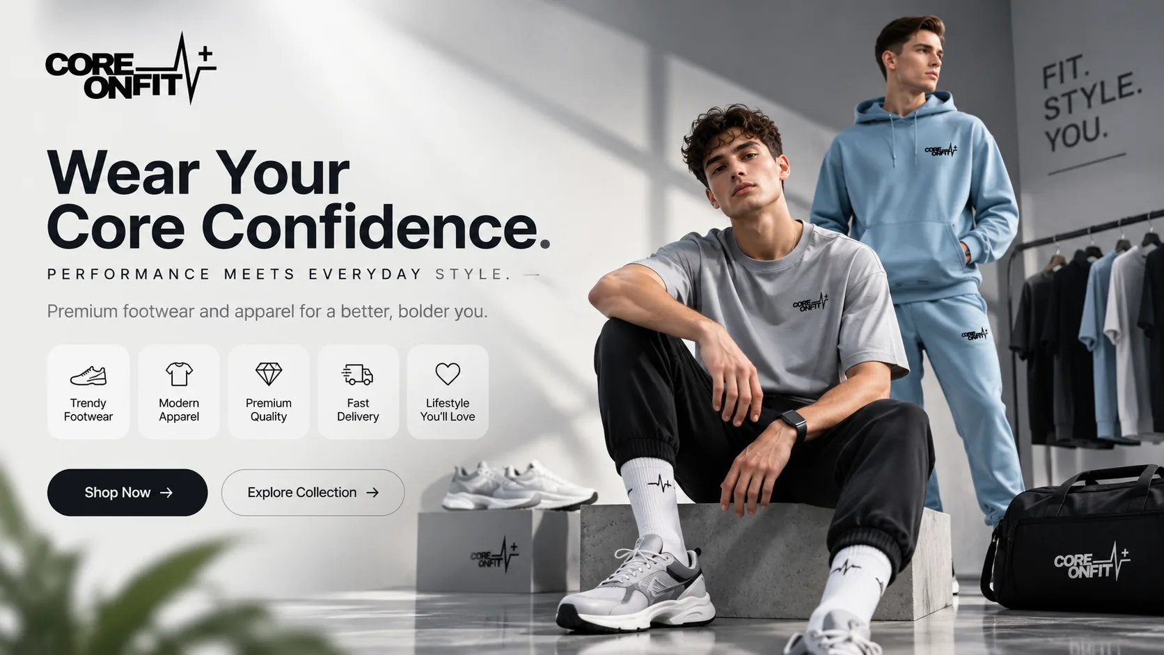 CoreOn Fit — Custom Footwear Portal